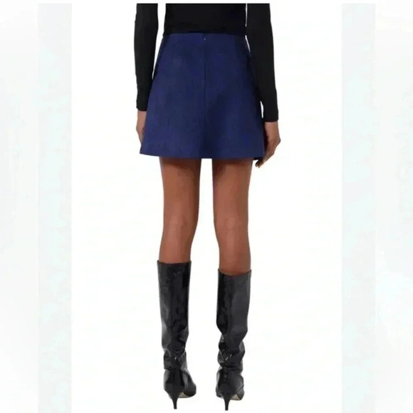 French Connection Patty Faux Suede Miniskirt sz 10 - Picture 6 of 8